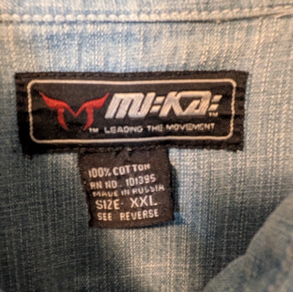 MUKA Jeans Denim Button-Up Jacket - Picture 4 of 9